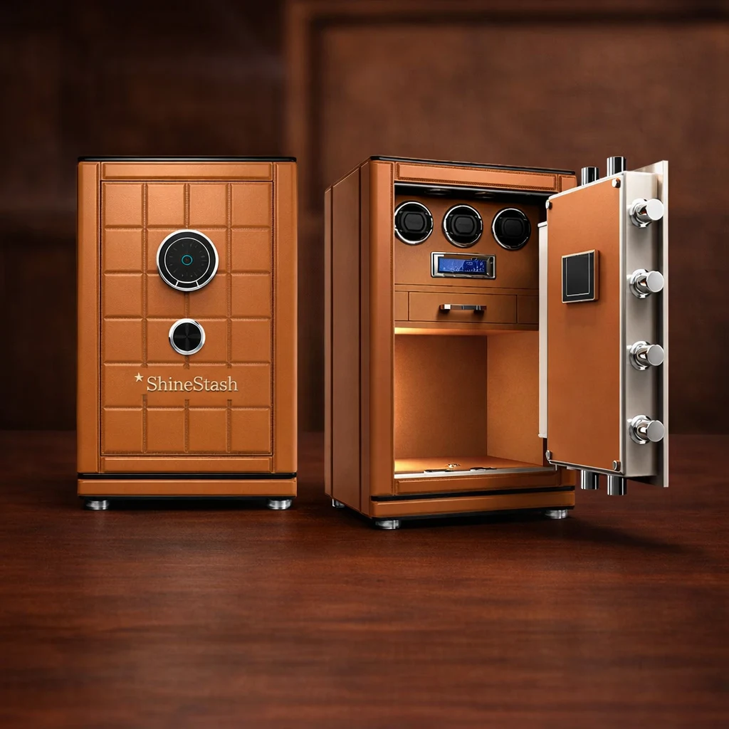 Luxury high security watch winder safe