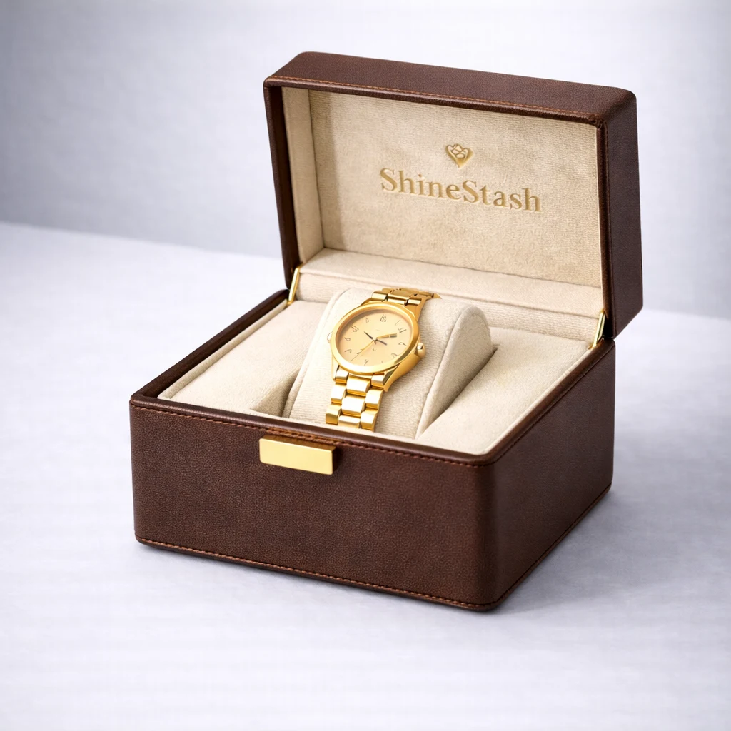 Classic Hinged Presentation Single Watch Box