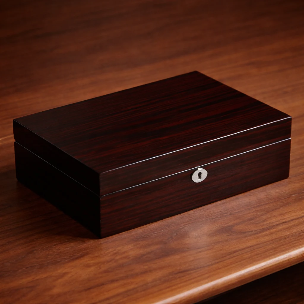 Luxury piano gloss wooden watch box for premium custom watch packaging